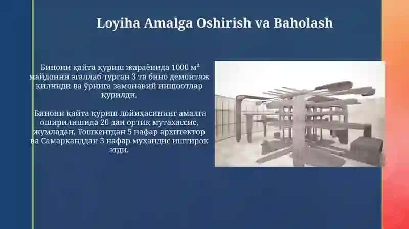 Binoni rekonstruksiya qilish 4