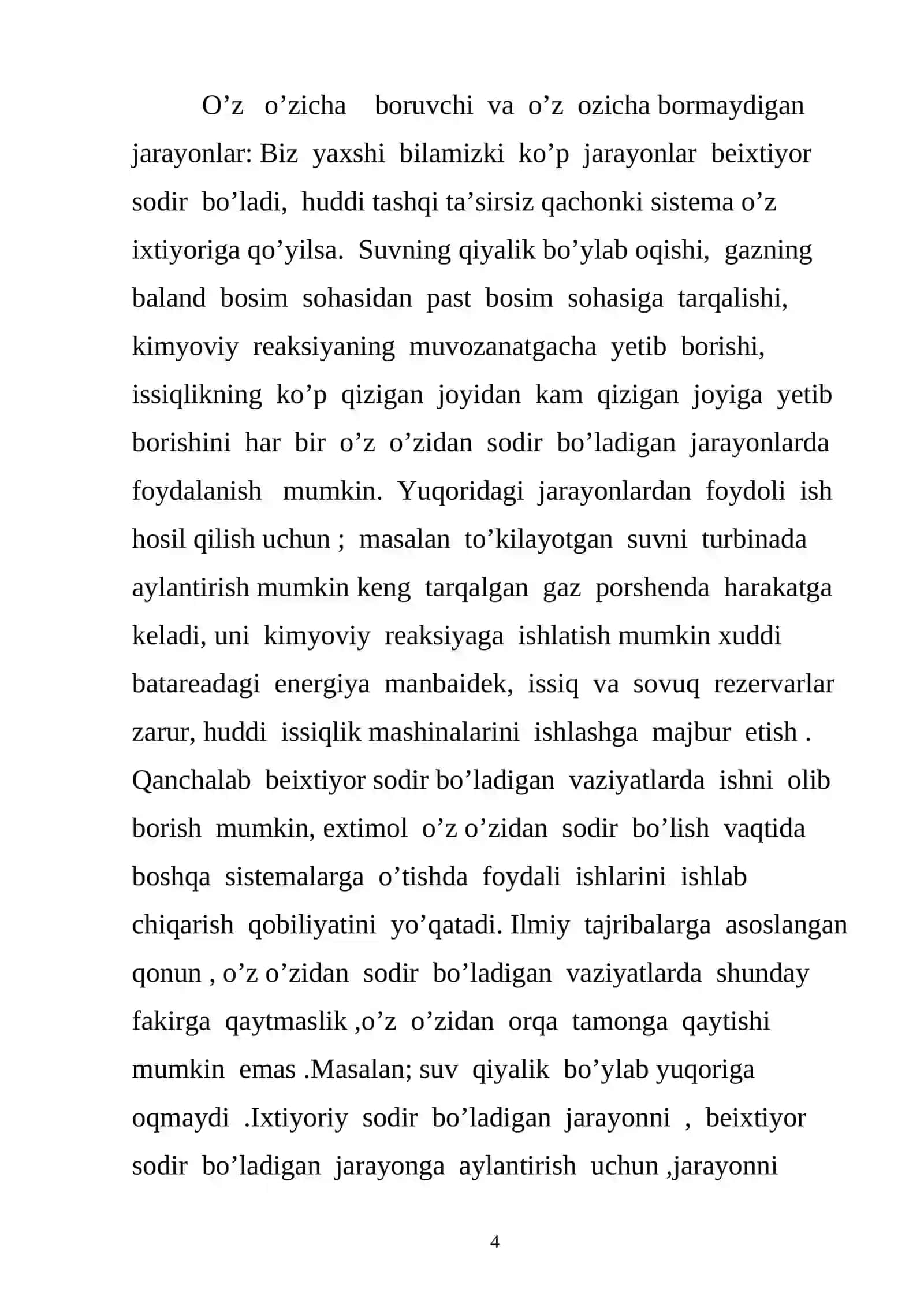 Termadinamikaning ikkinchi qonuni 4