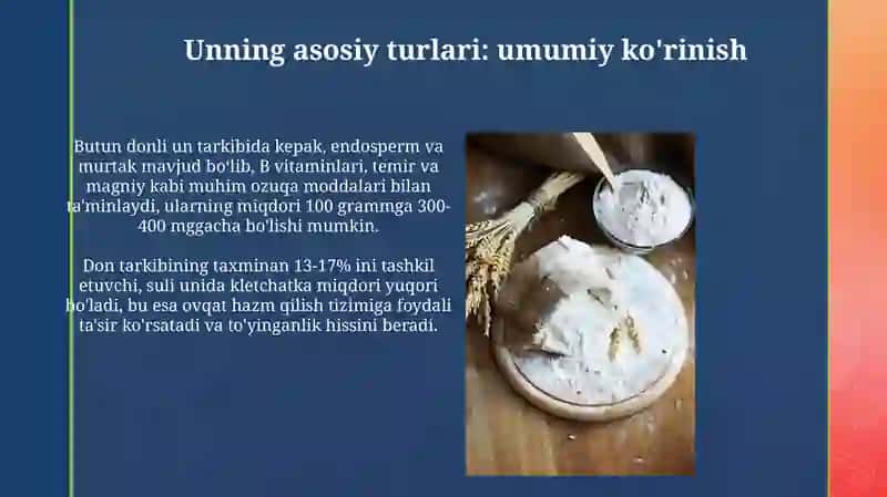 Bugʻdoy unining navlari 4