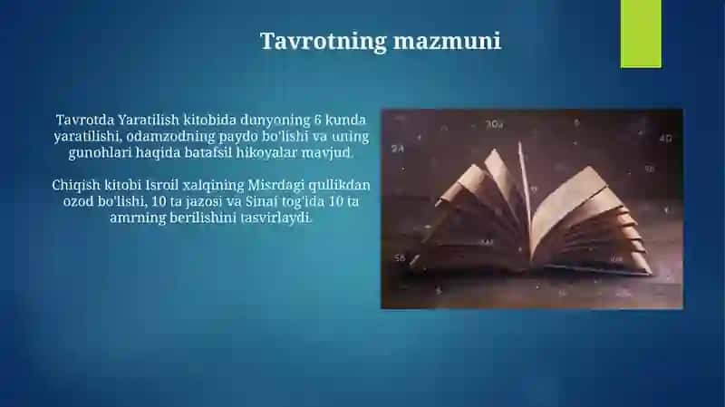 Tavrotning kelib chiqishi 4