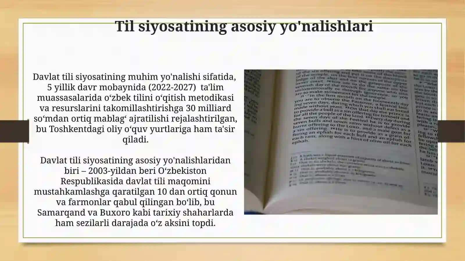 Davlat tili toʻğrisida qonunning qabul qilinishi 4