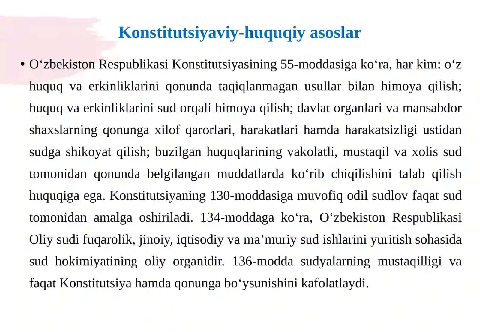 Sud hujjatlarini apellyatsiya, kassatsiya va taftish tartibida qayta ko‘rish 4