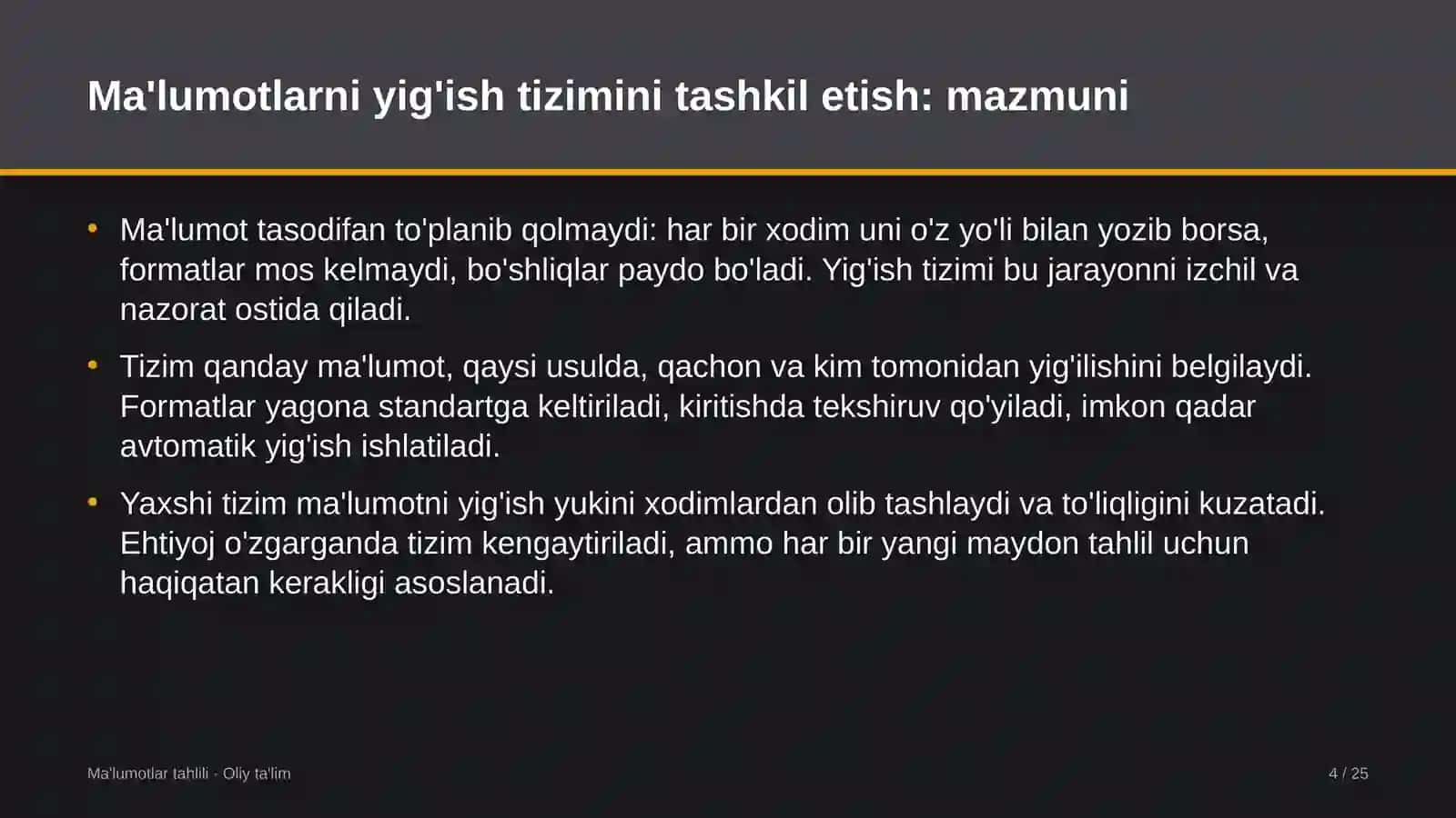 gastronomik turizmda ma'lumotlarni yig'ish tizimini tashkil etish 8653 4