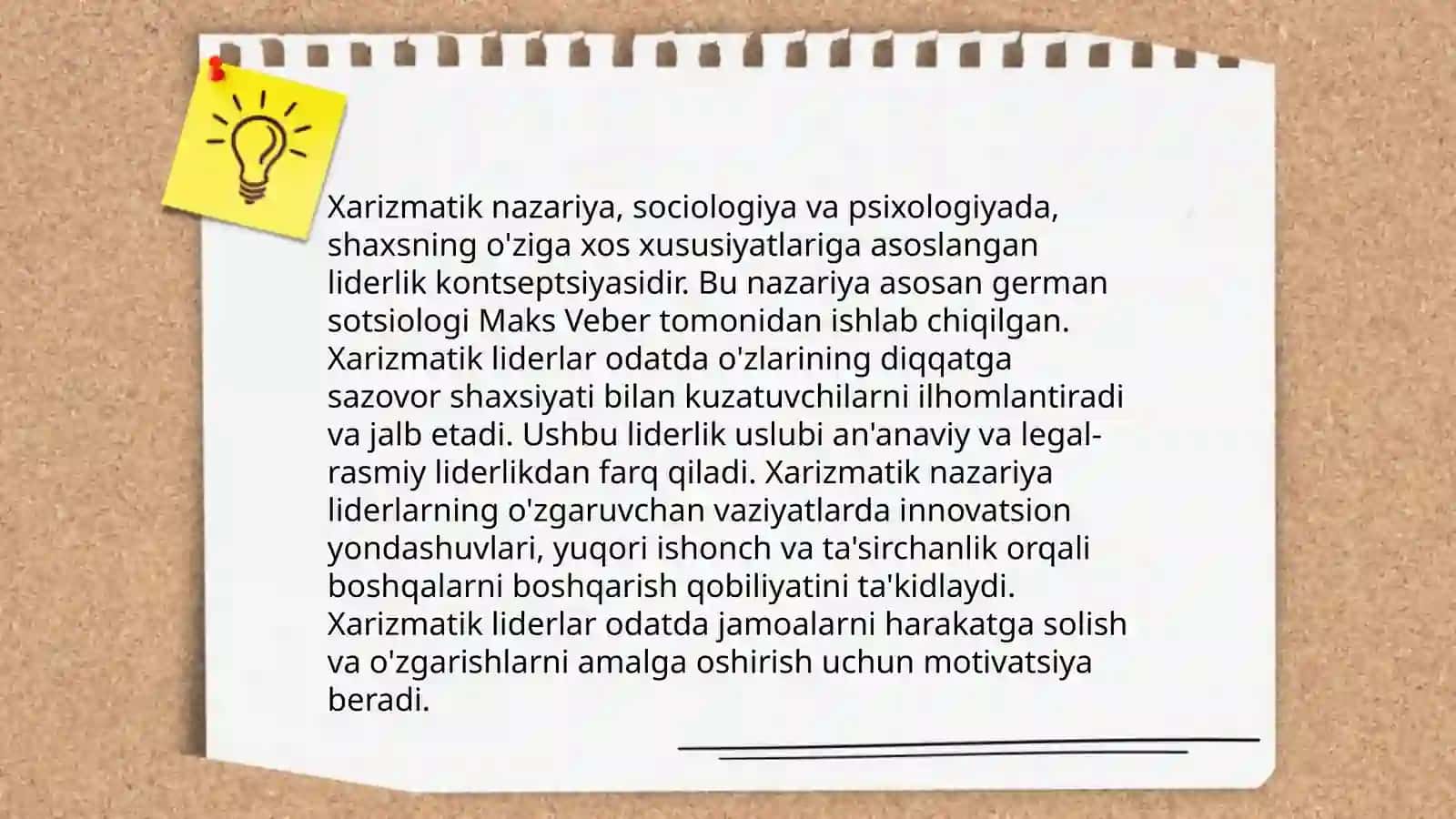 Boshqaruv Faoliyatiga oid Nazariyalar 4