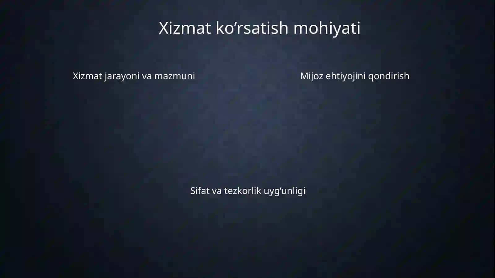 Ovqatlanish korxonalarida iste’molchilarga xizmat ko’rsatishning shakllari 4