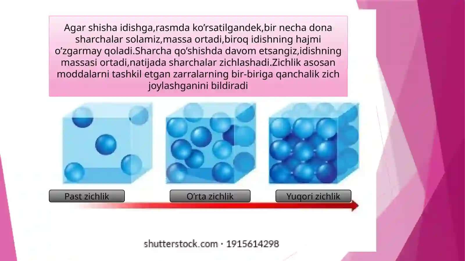 Moddaning zichligi 4