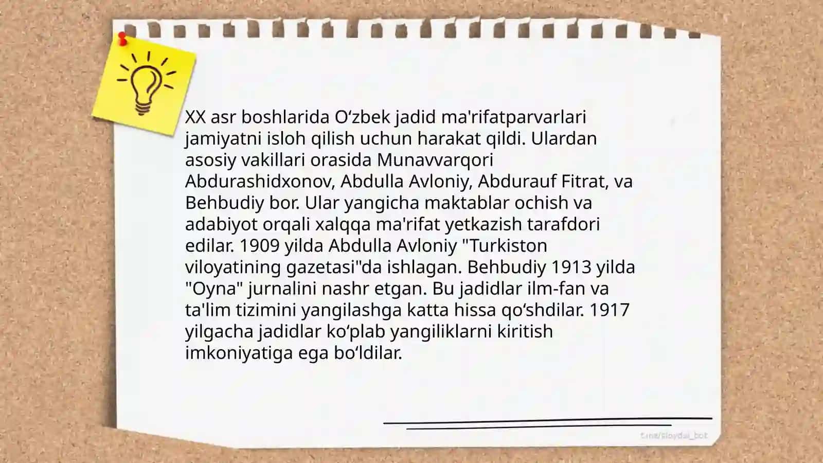 Jadid ma'rifatparvarlarining o'lka ijtimoiy-ma'naviy hayotida tutgan o'rni 4
