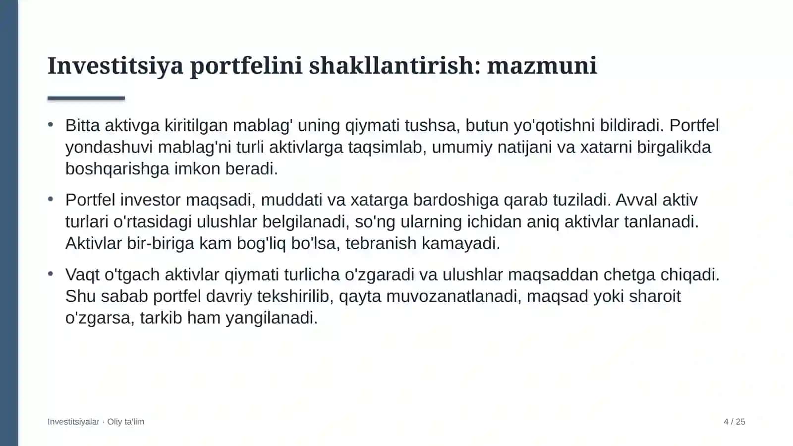 sotsiologik tadqiqot markazlarida investitsiya portfelini shakllantirish 2193 4