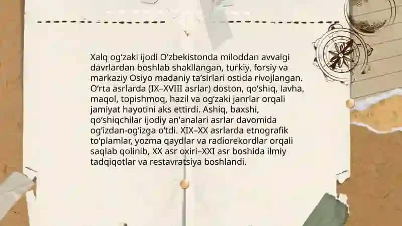 Xalq ogʻzaki ijodi haqida 4