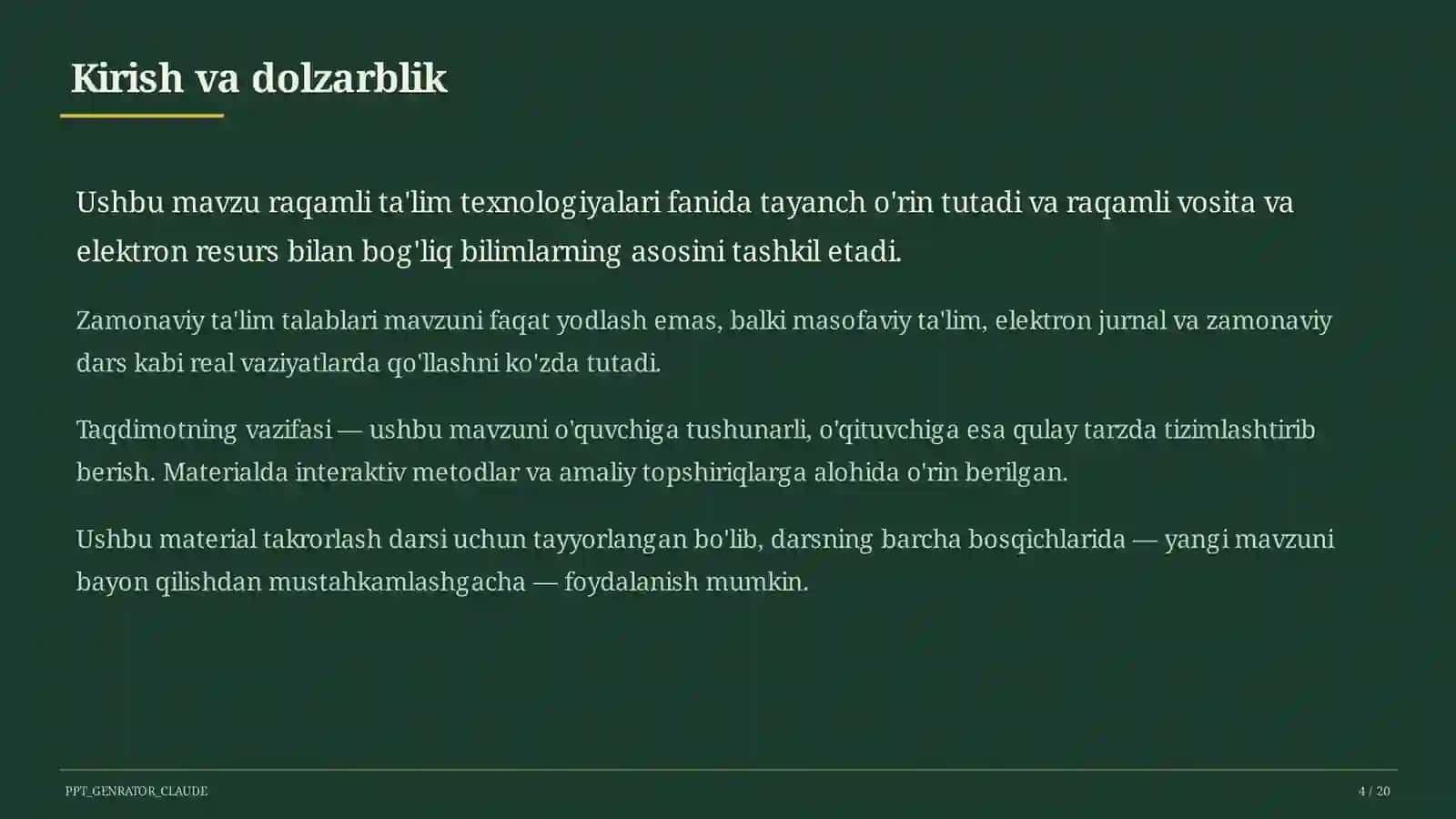 Ta'limda Telegram-botlar va kanallardan foydalanish 4