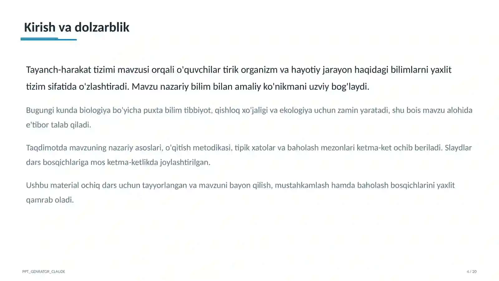 Tayanch-harakat tizimi (8-sinf) 4