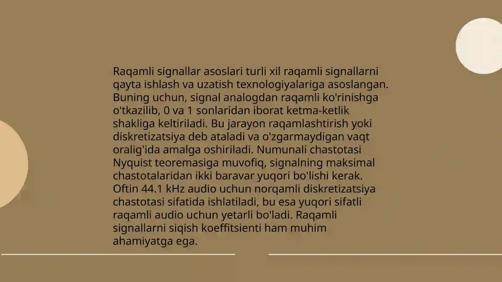 Analog va raqamli signallar 4