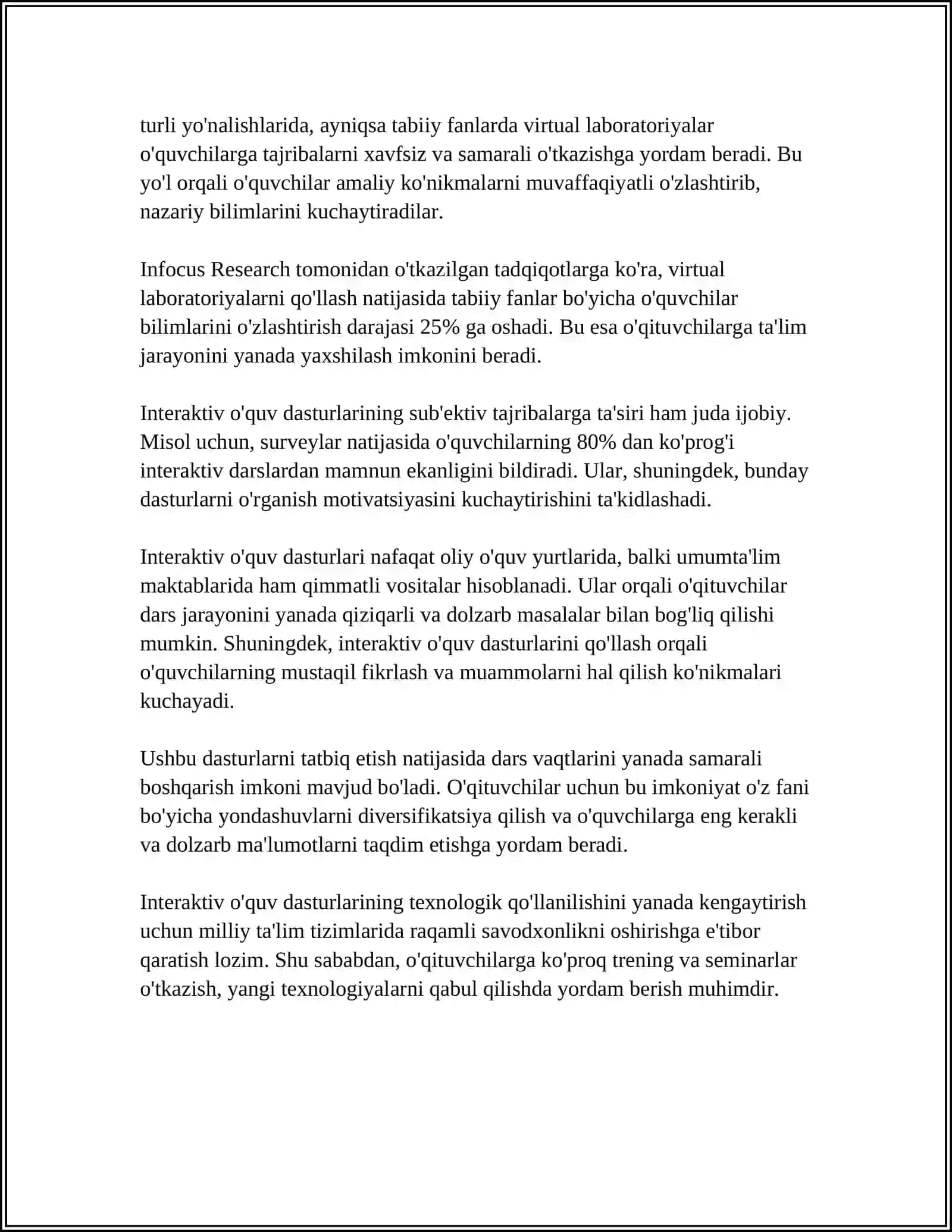 MAKTABGACHA TA’LIM TASHKILOTLARNING TA’LIM-TARBIYA JARAYONIGA KOMPYUTERLARDAN FOYDALANISHNING AFZALLIK TOMONLARI 4