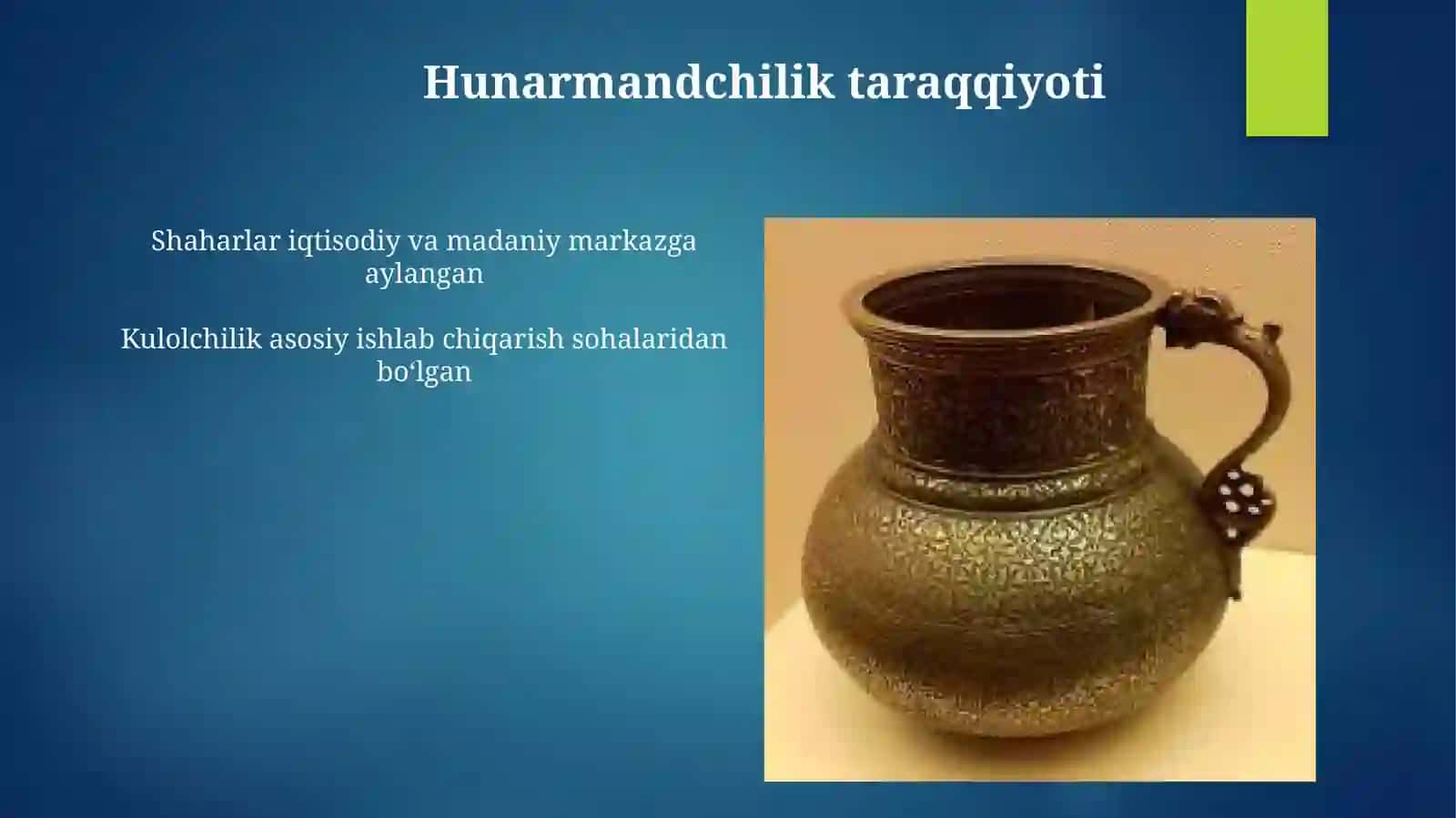Temuriylar davrida sopol buyumlari va kulolchilik markazlari 4