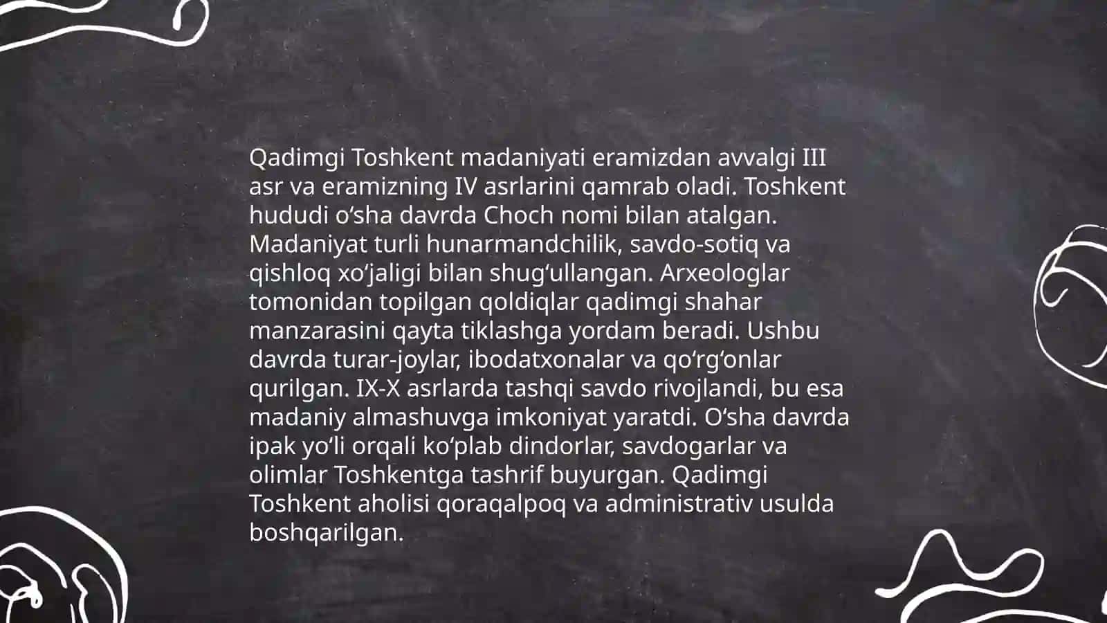 O'zbekistonning Eng Qadimgi Davr Madaniyat va San'ati 4
