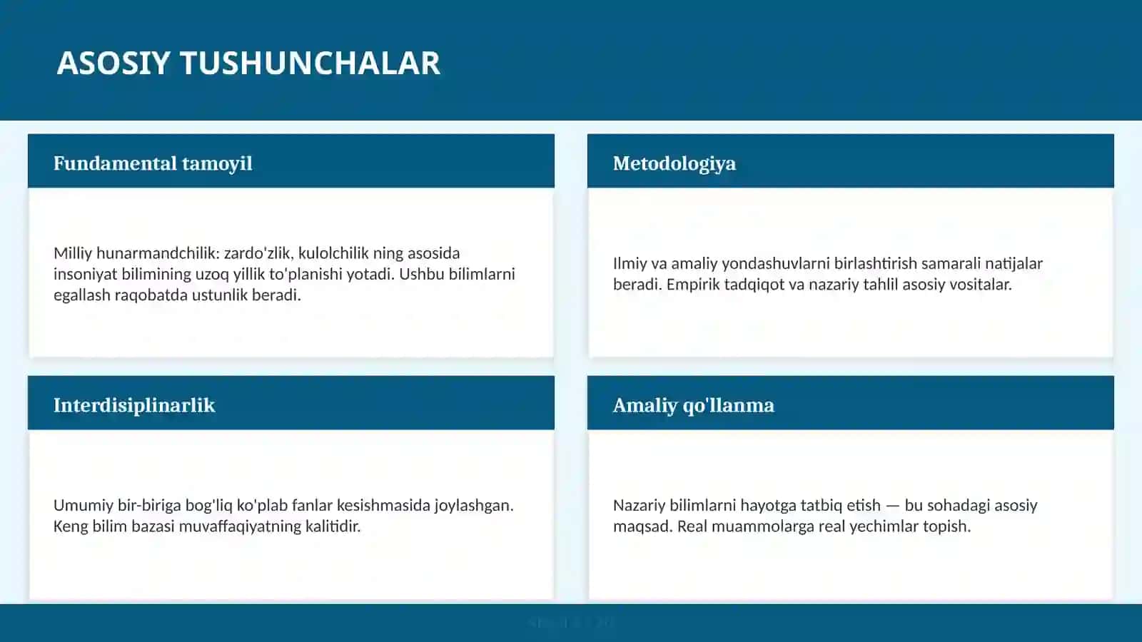 Milliy hunarmandchilik: zardo'zlik, kulolchilik 4