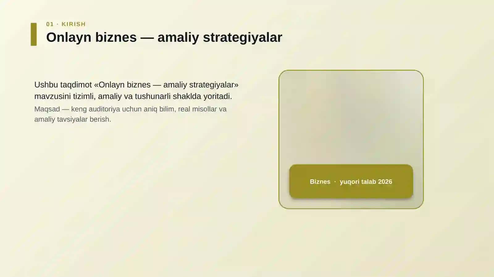 Onlayn biznes — amaliy strategiyalar 4