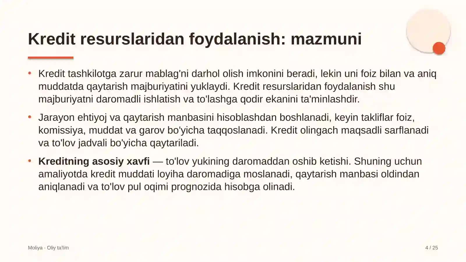 manzarali daraxt ko'chatxonalarida kredit resurslaridan foydalanish 4367 4