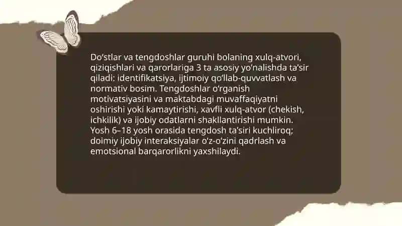 Bolaga tashqi muhitning ta’siri 4