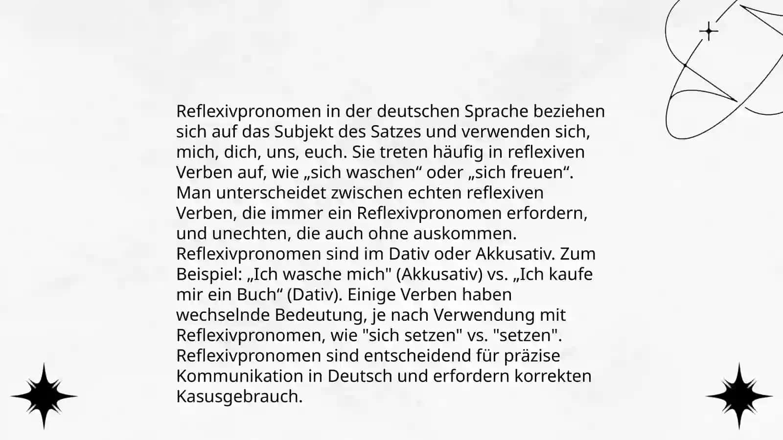 Reflexivpronomen 4