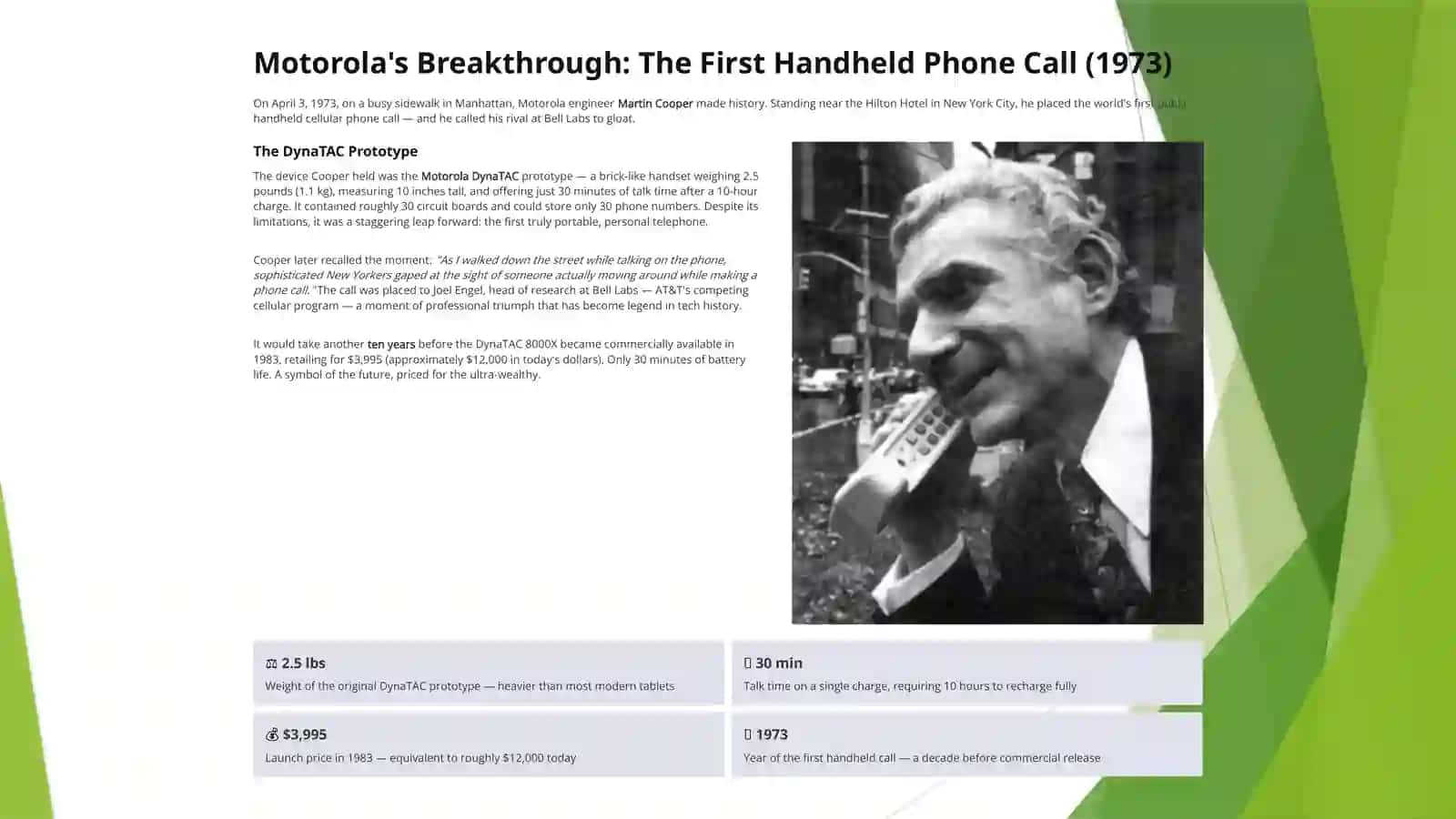 History of mobile phone 4