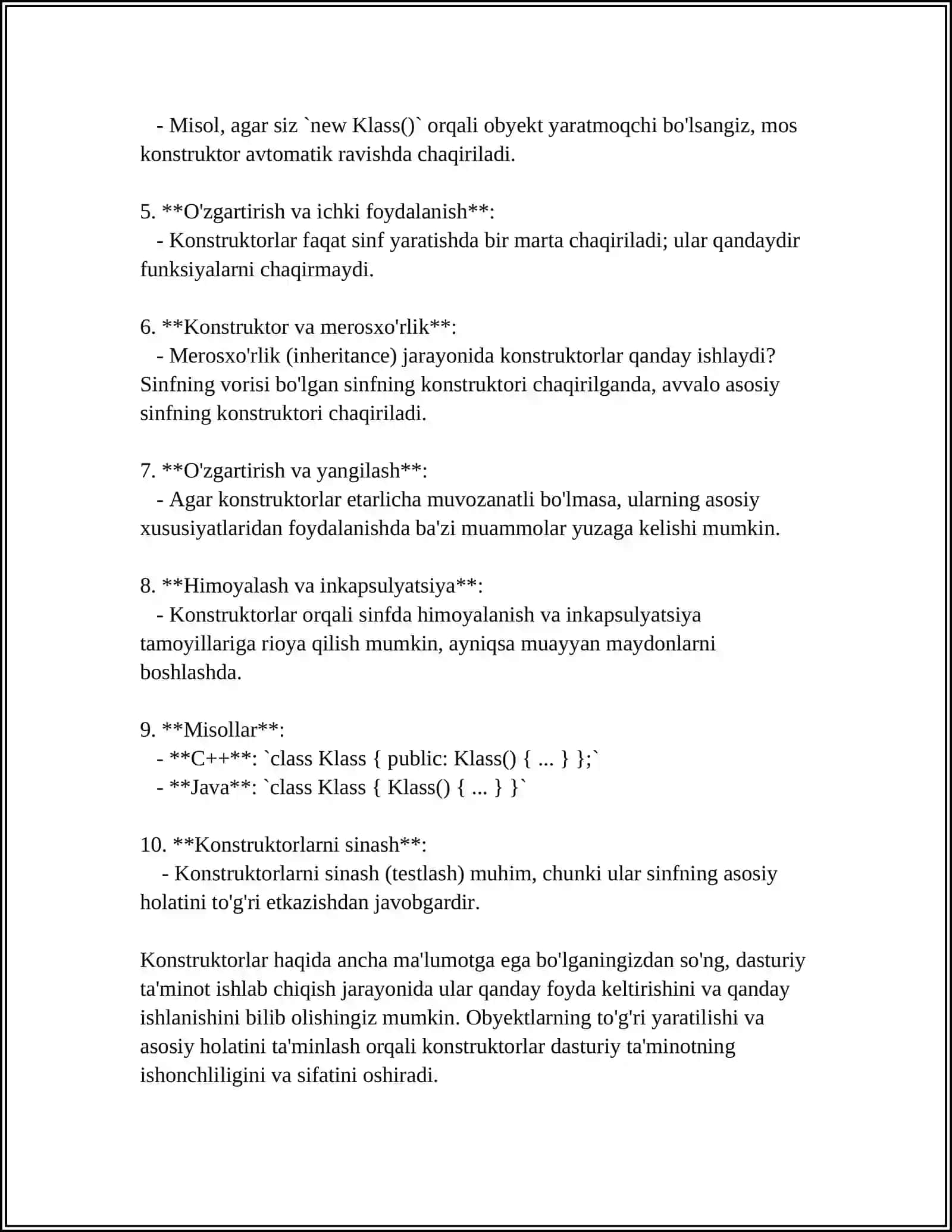 PYTHON DASTURLASH TILIDA KLASSLARNI YARATISHDA FUNKSIYALARNI QAYTA ISHLASH 4