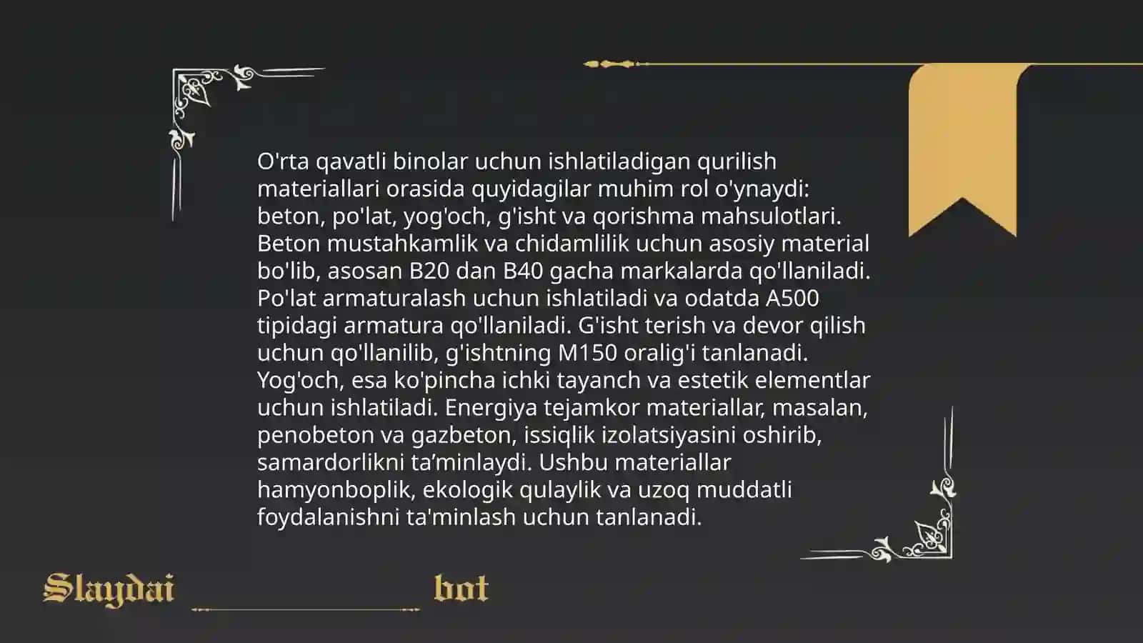 O'rta qavatli turar-joy binolari 4