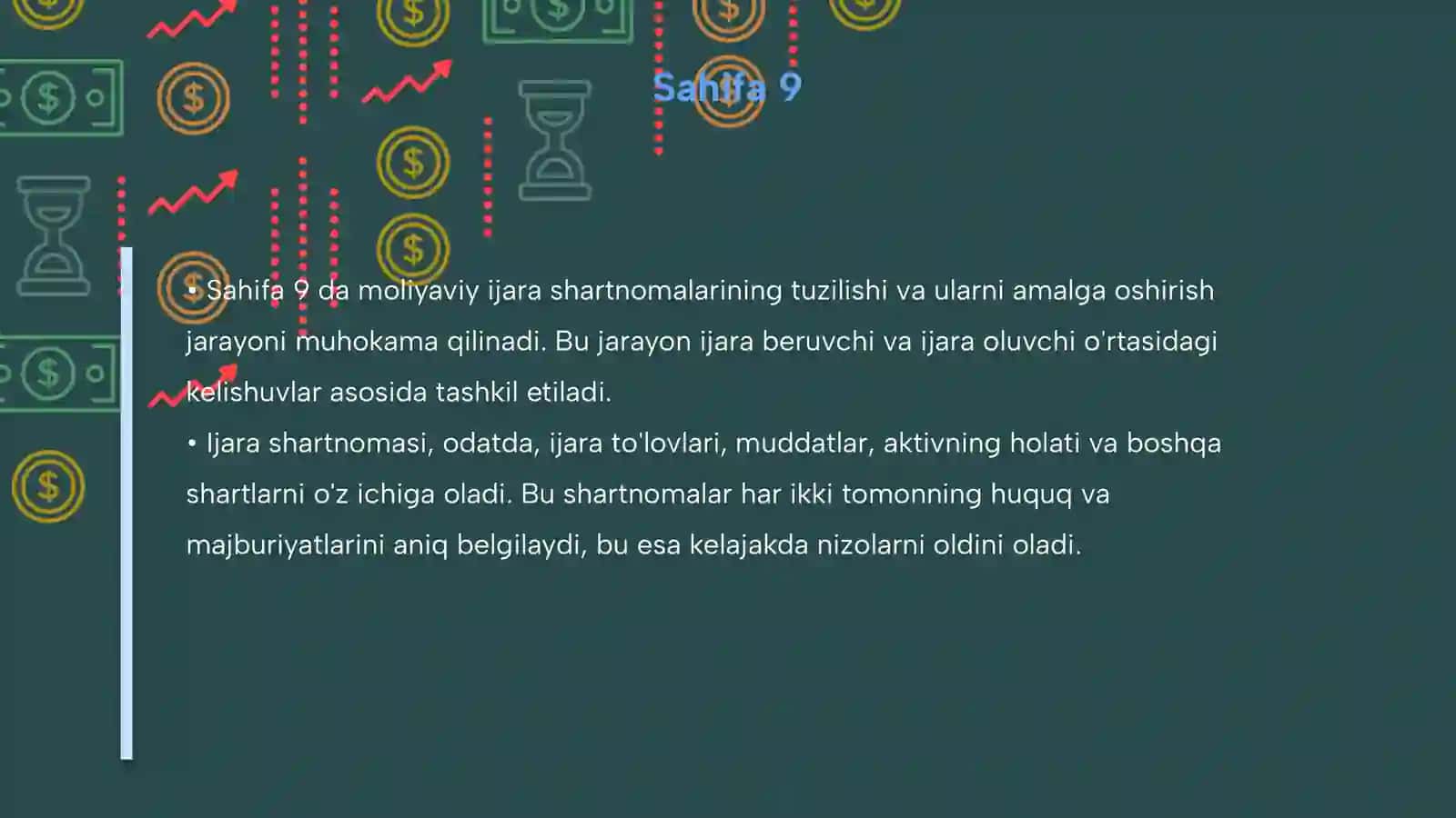 Moliyaviy ijara va uni ijarachidagi hisobi 4