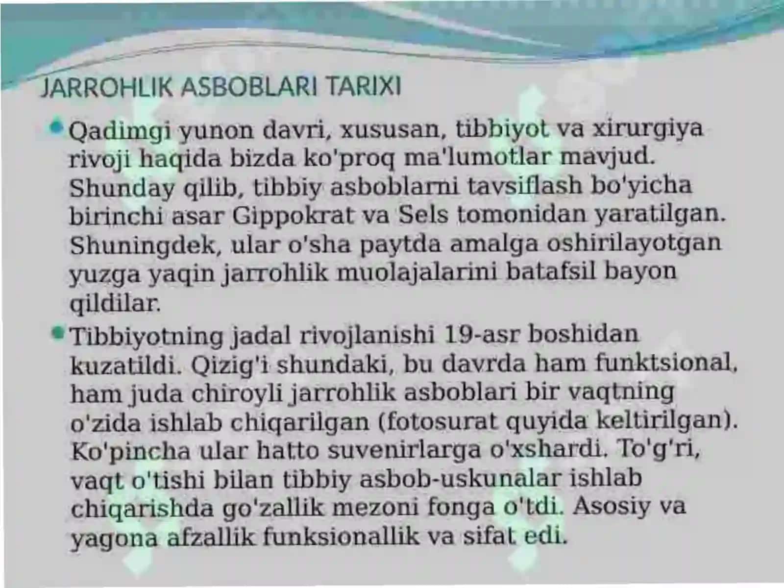Zamonaviy jarohlik asboblari 4