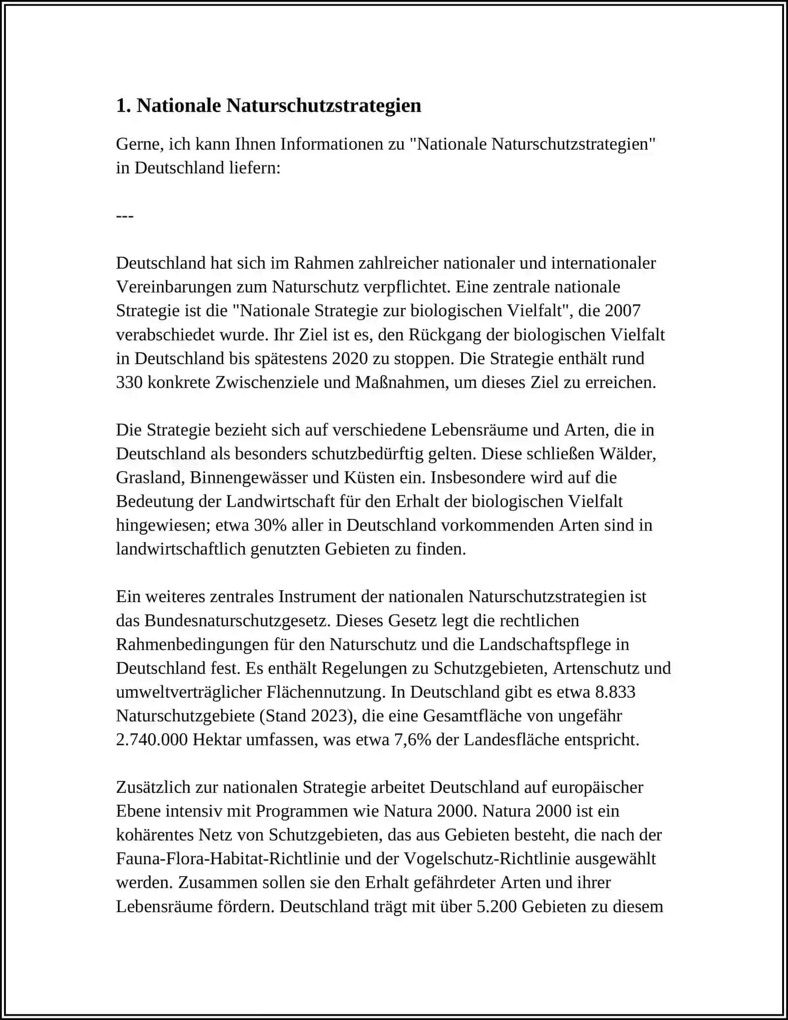 Nationale Naturschutzstrategien 4