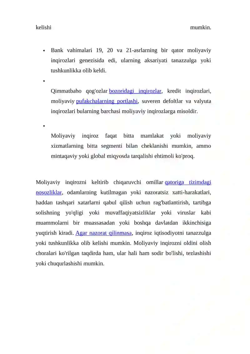 Global moliyaviy inqirozlar va ulardan chiq 4