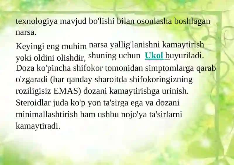 Davolash usullari 4