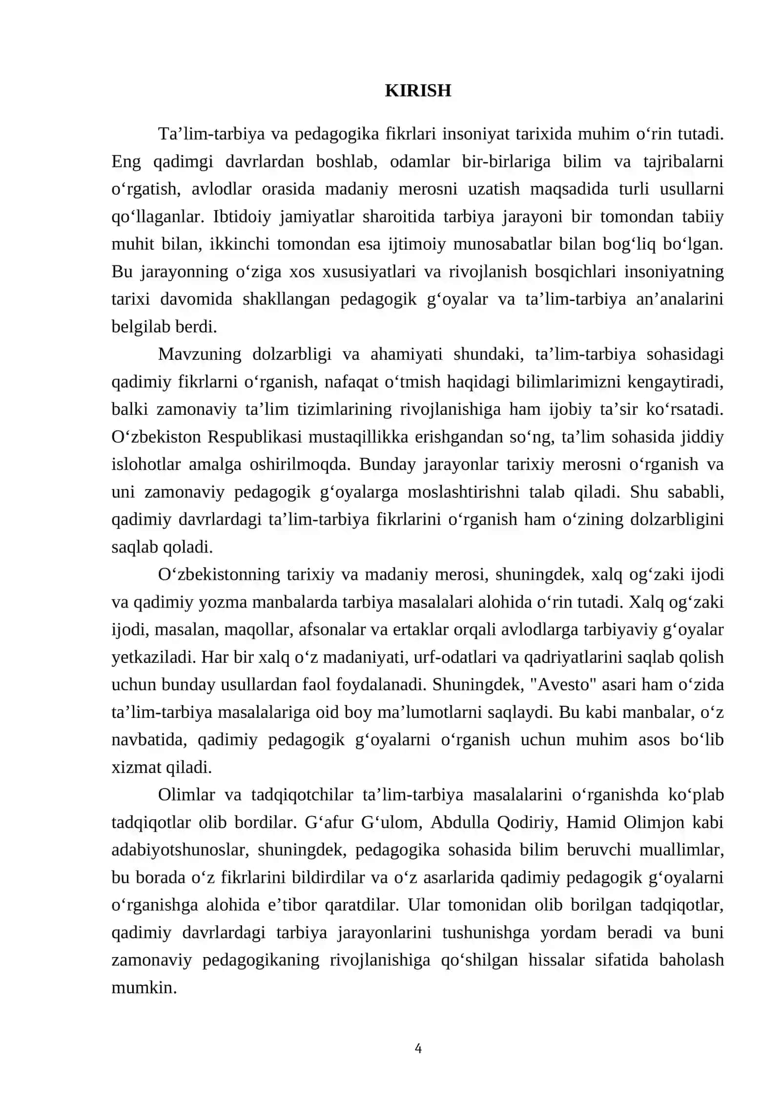 Eng qadimgi davrlardan VII asrgacha ta’lim-tarbiya va pedagogika fikrlar 4