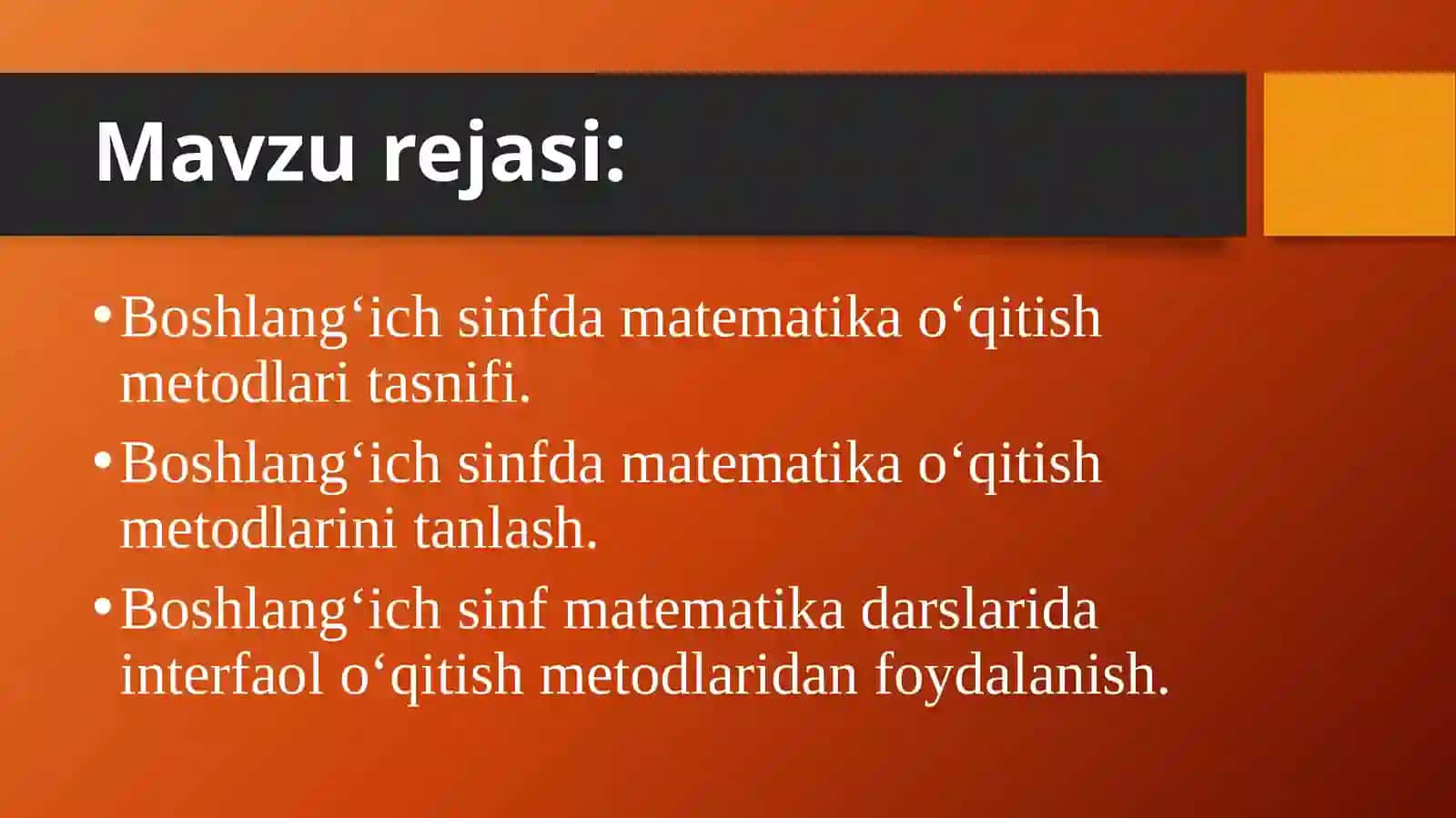 Boshlang‘ich sinflarda matematika o‘qitish metоdlari 4