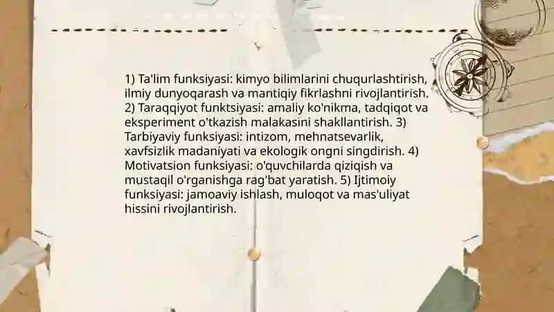 Kimyodan fakultativ mashg'ulotlar 4
