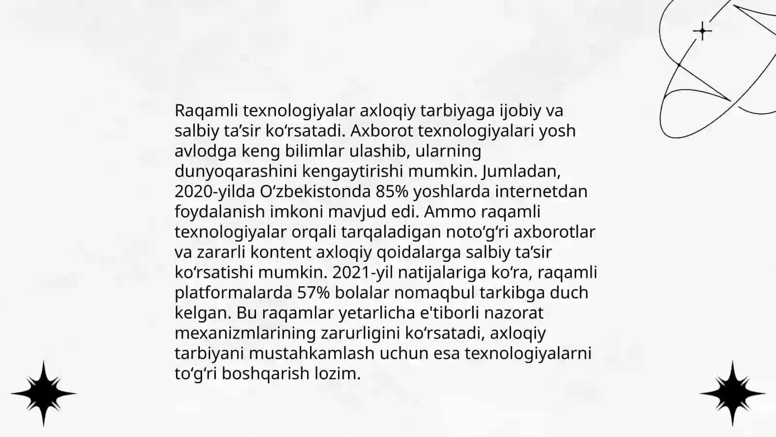 Zamonaviy axloqiy tarbiyaning yutuqlari va kamchiliklari 4