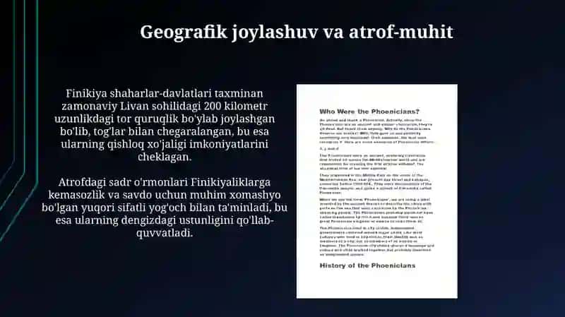 Finikiya Shahardavlatlari 4