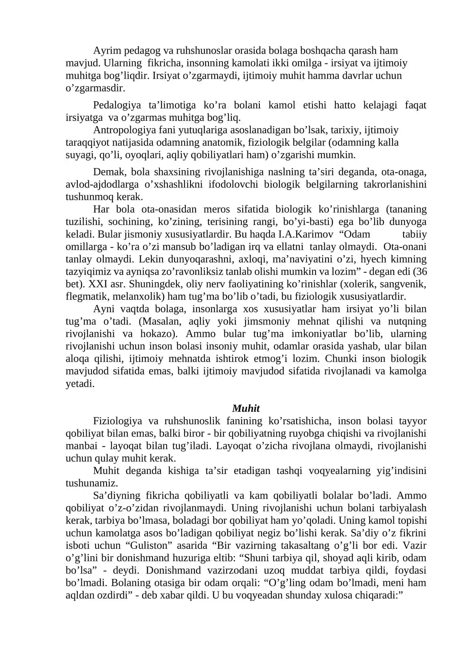 SHAXS RIVOJLANISHI, TARBIYASI VA IJTIMOIYLASHUVI 4