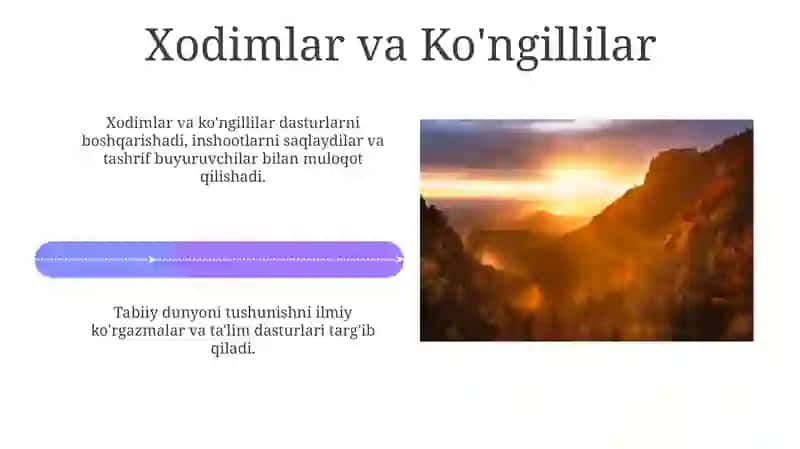 Ilm - fan va tabiat markazi va unda faoliyatlarni tashkil etish 4