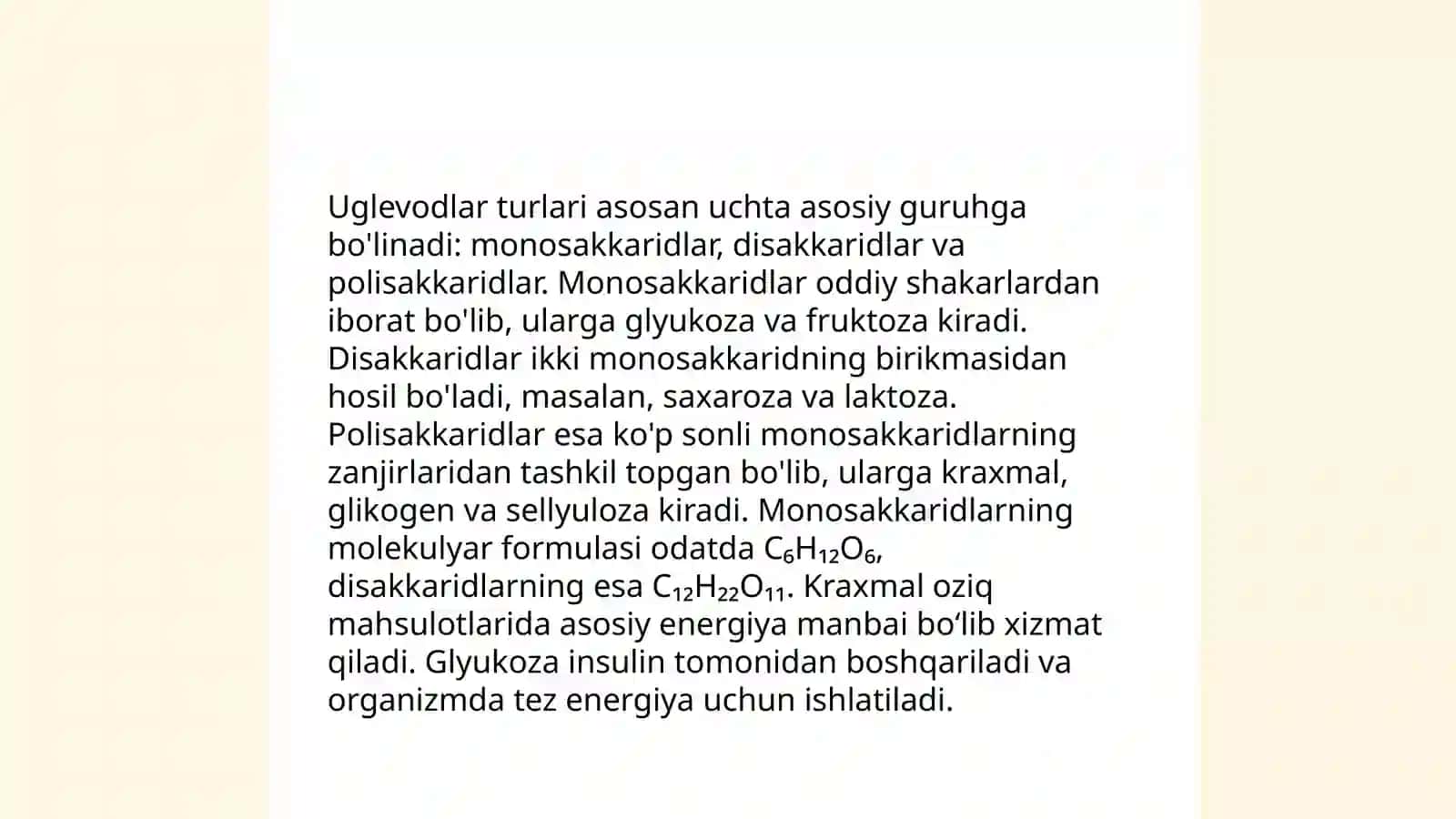 Uglevodlar 4