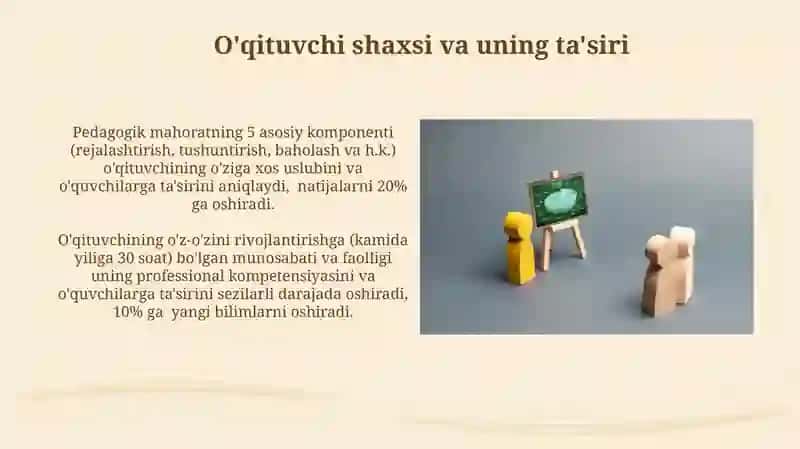 O'qituvchining faoliyati 4