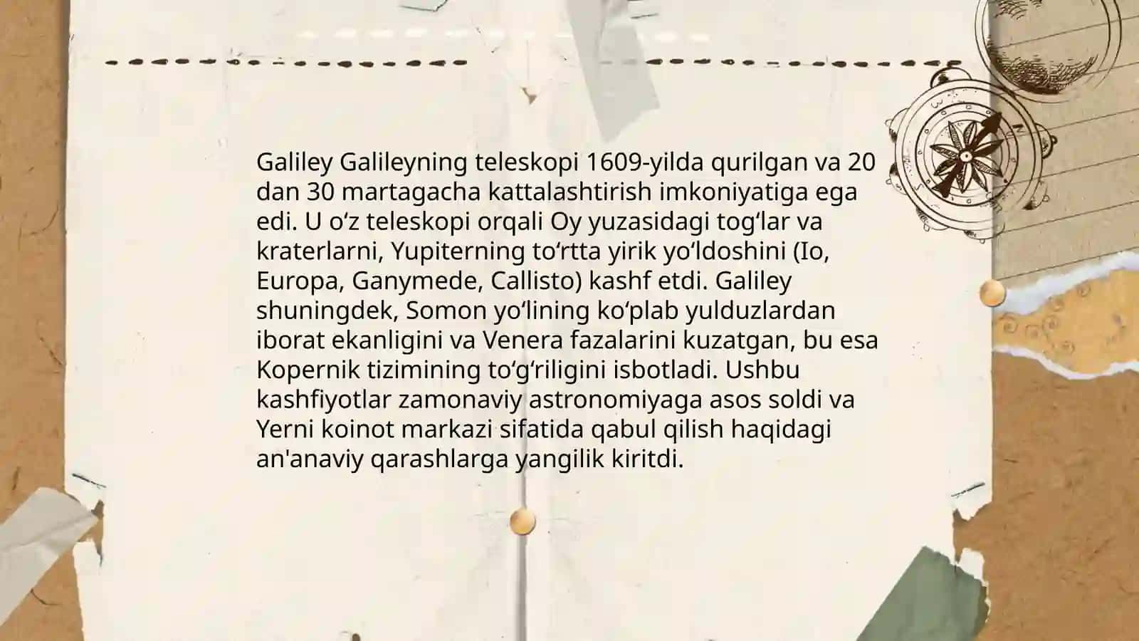 Teleskoplarning ixtiro tarixi 4