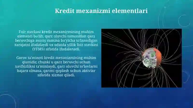 Kredit Mexanizmi va Uning Elementlari 4