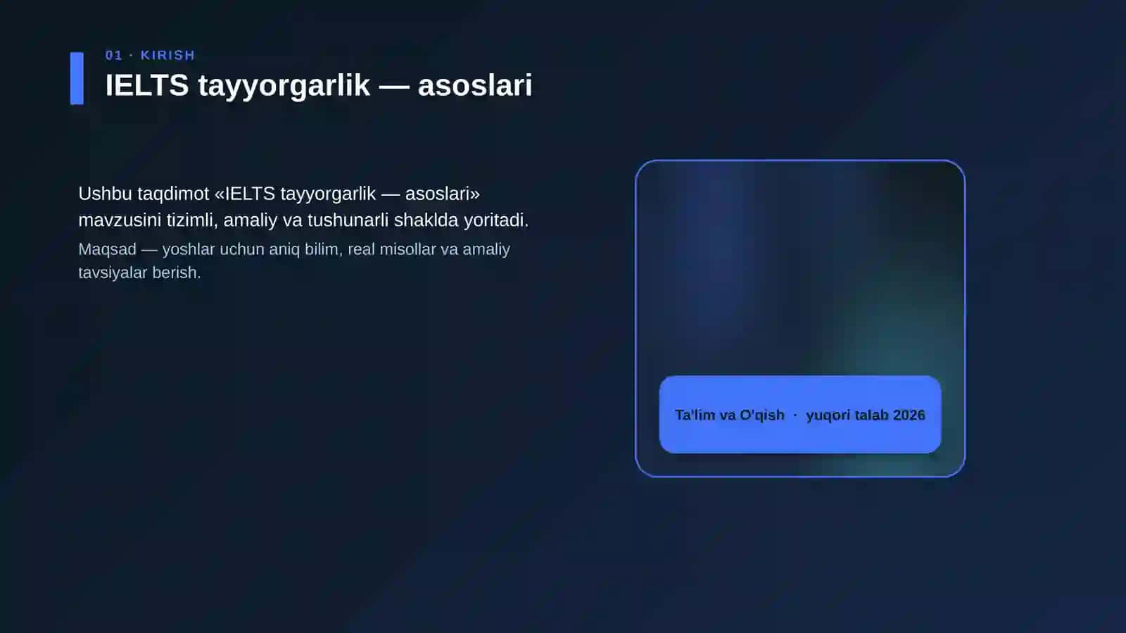 IELTS tayyorgarlik — asoslari 4