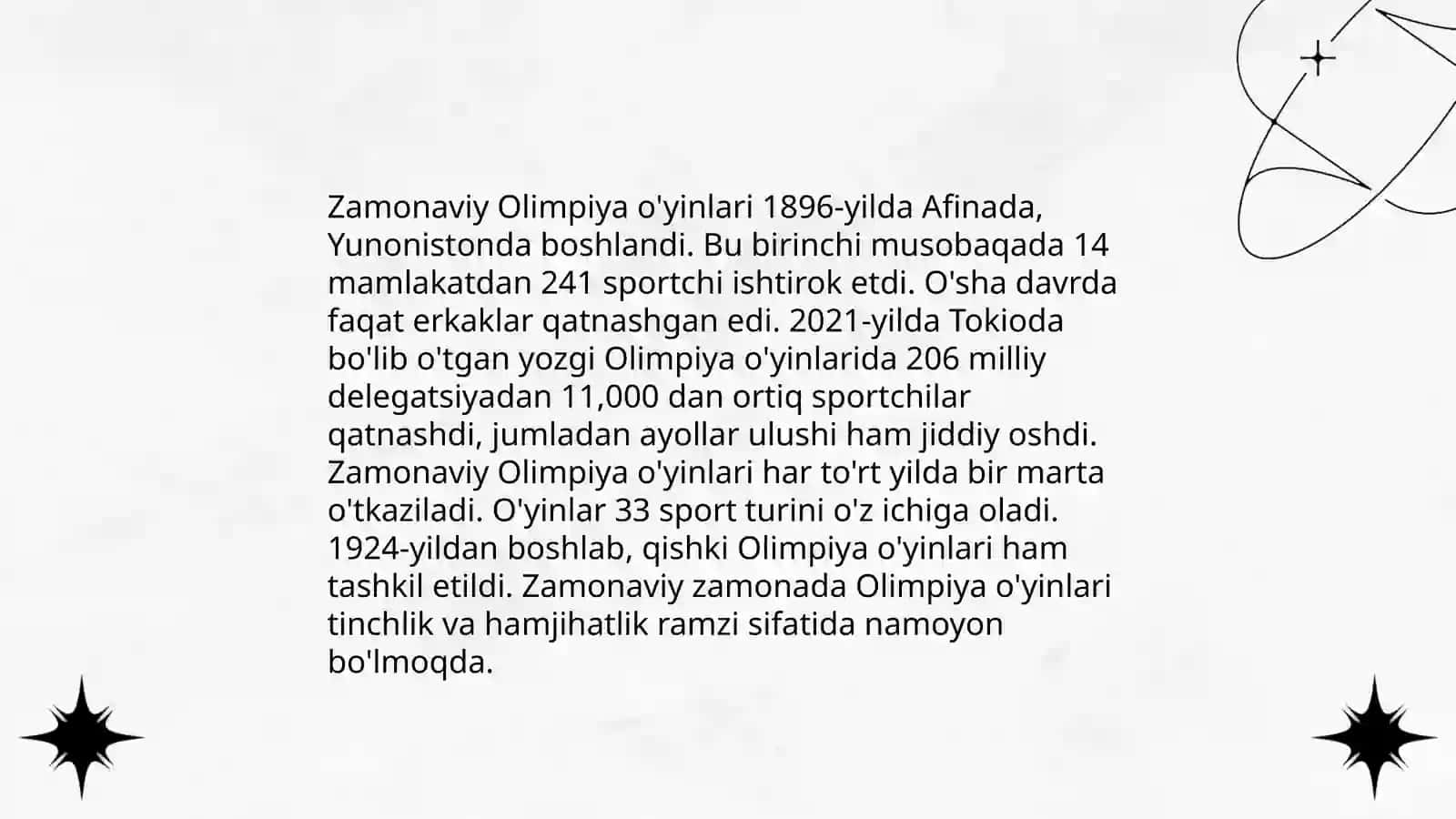 Xalqaro sport va Olimpiada 4