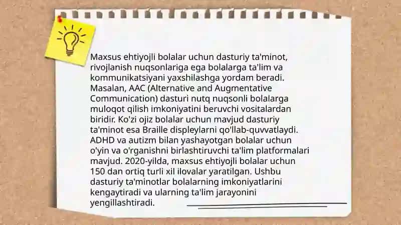 Axborot texnologiyalarining tiflopedagogikadagi roli 4