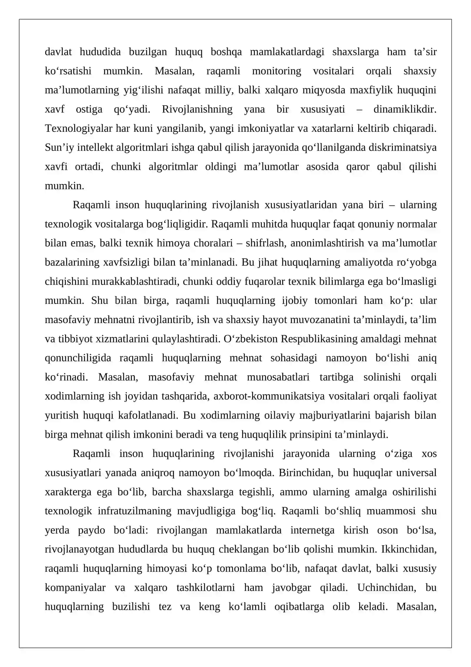 Raqamli inson huquqlarini himoya qilishda xalqaro hamkorlik 4