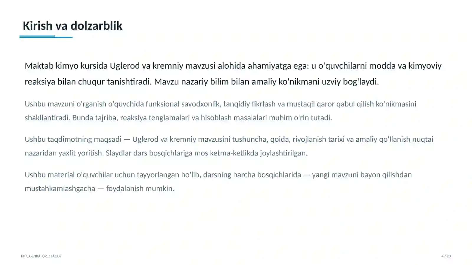 Uglerod va kremniy (9-sinf) 4