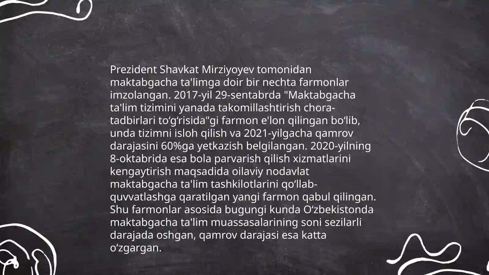 Maktabgacha taʼlim tizimining huquqiy-meʼyoriy asoslari 4