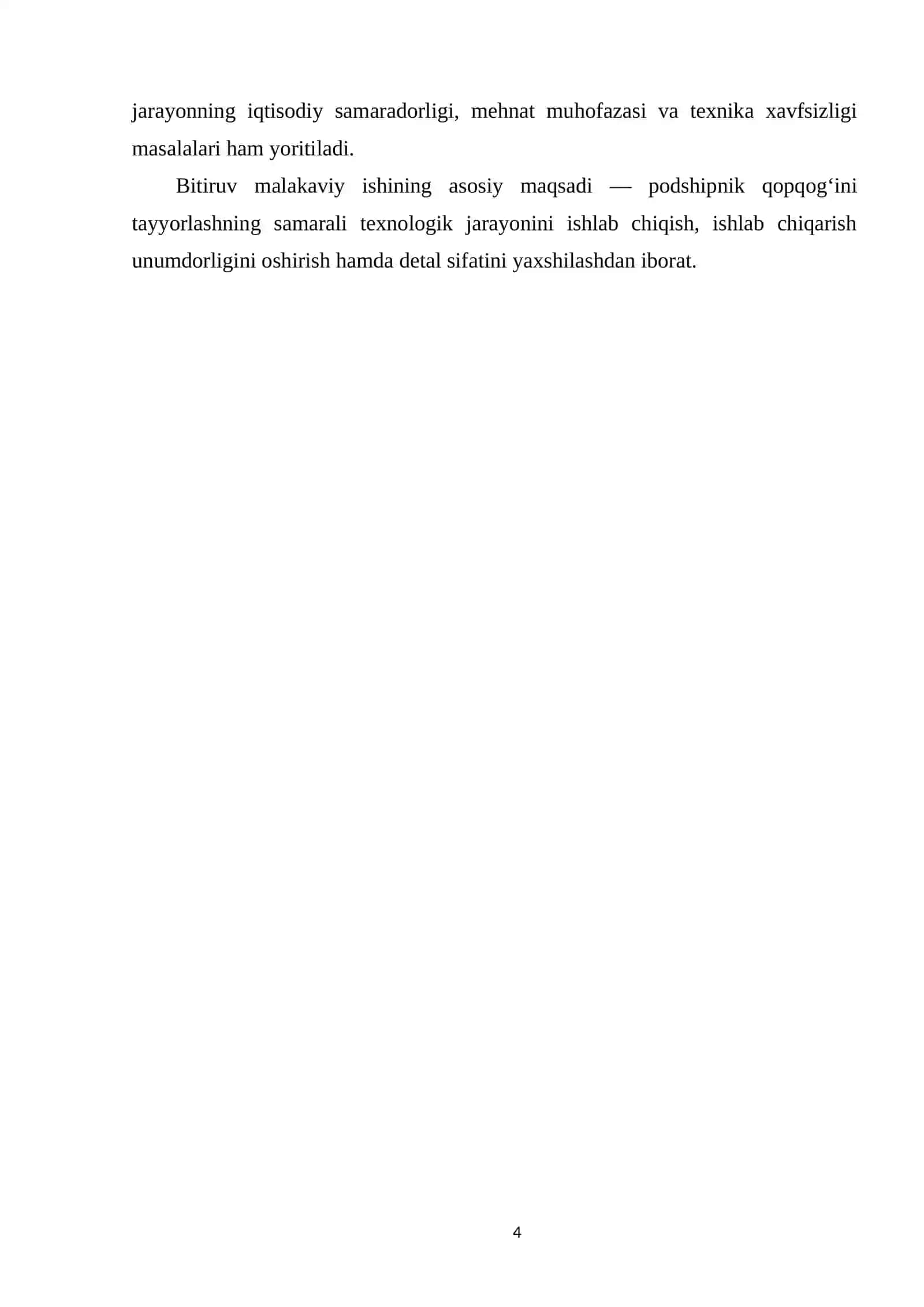 VELKRAN markali yuk ko‘tarish kranining silindrsimon reduktori oraliq vali podshipnik qopqog‘ini ishlab chiqish texnologiyasi 4